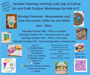 October Saturday Morning Craft Club at Carina